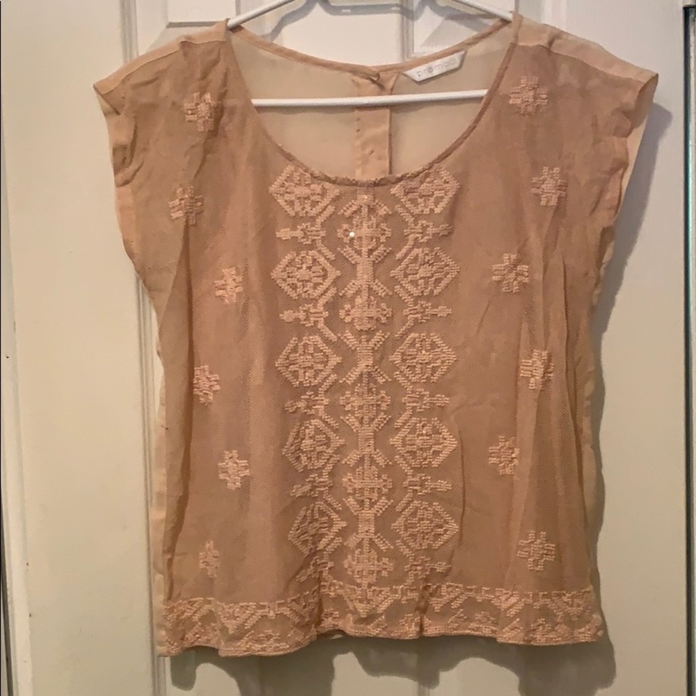 Sequin sheet top